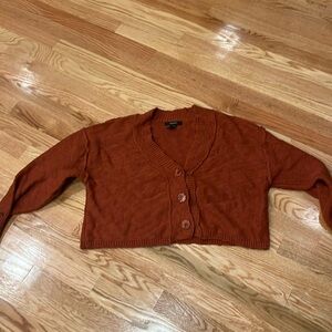 Forever 21 cropped cardigan sweater